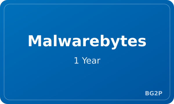 Malwarebytes 1 Year