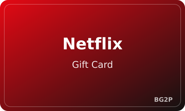 Netflix Gift Card $25