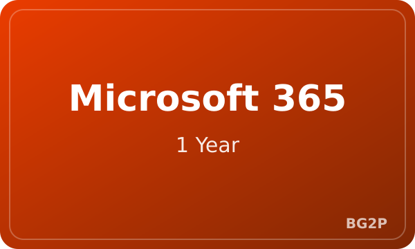 مايكروسوفت 365 - 1 Year