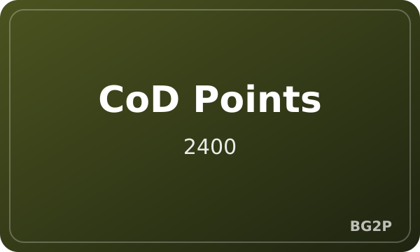 نقاط كول أوف ديوتي - 2400
